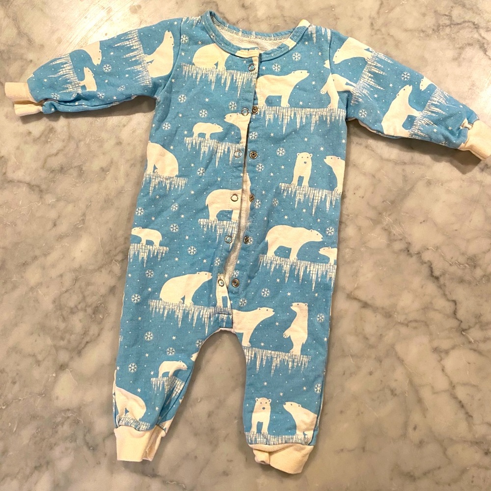 Winter Water Factory Onesie - polar bears print
